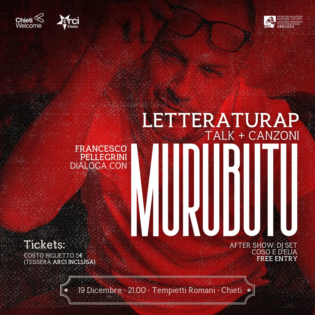 Murubutu - Letteraturap Talk + Canzoni