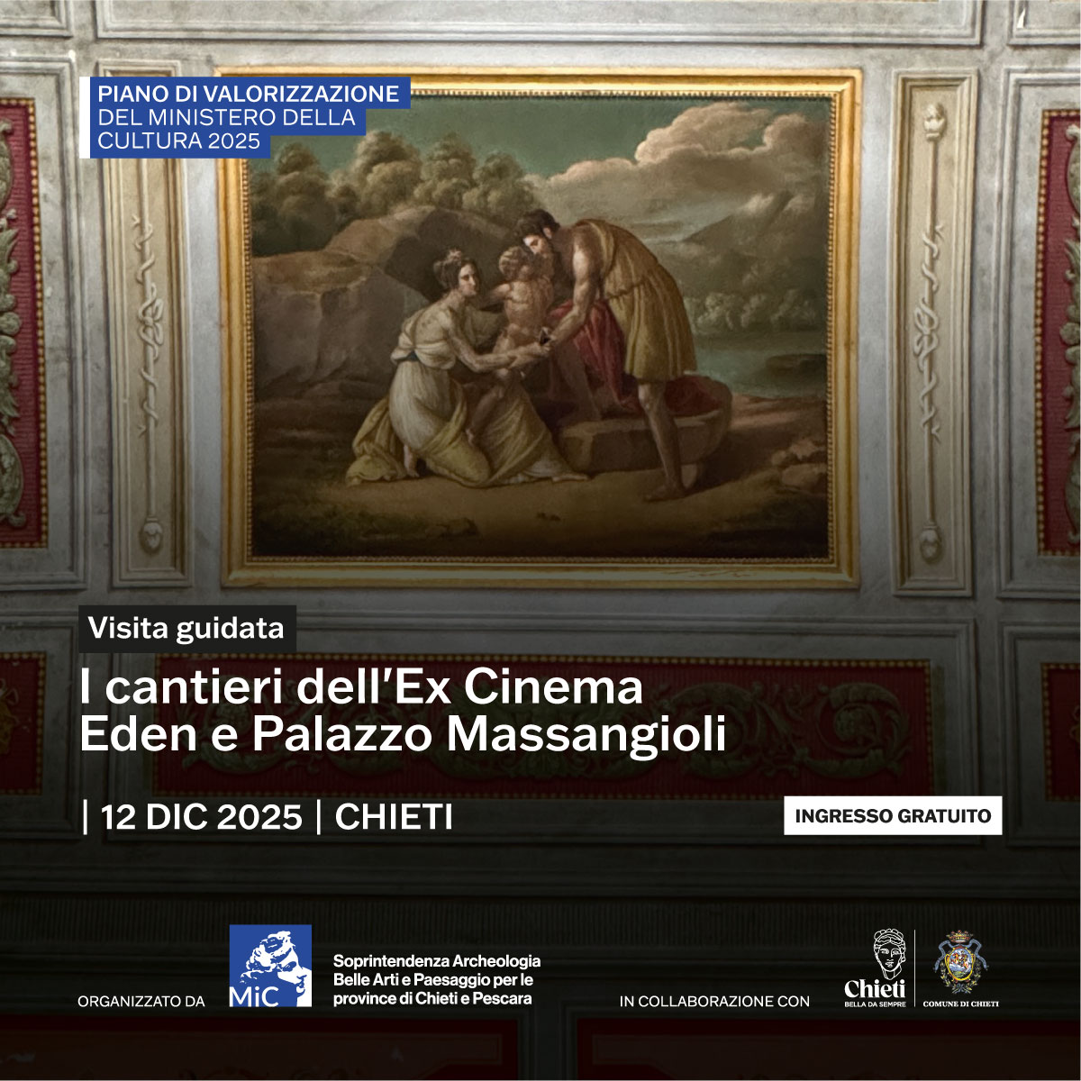 Visita guidata ai cantieri dell'Ex Cinema Eden e Palazzo Massangioli a Chieti