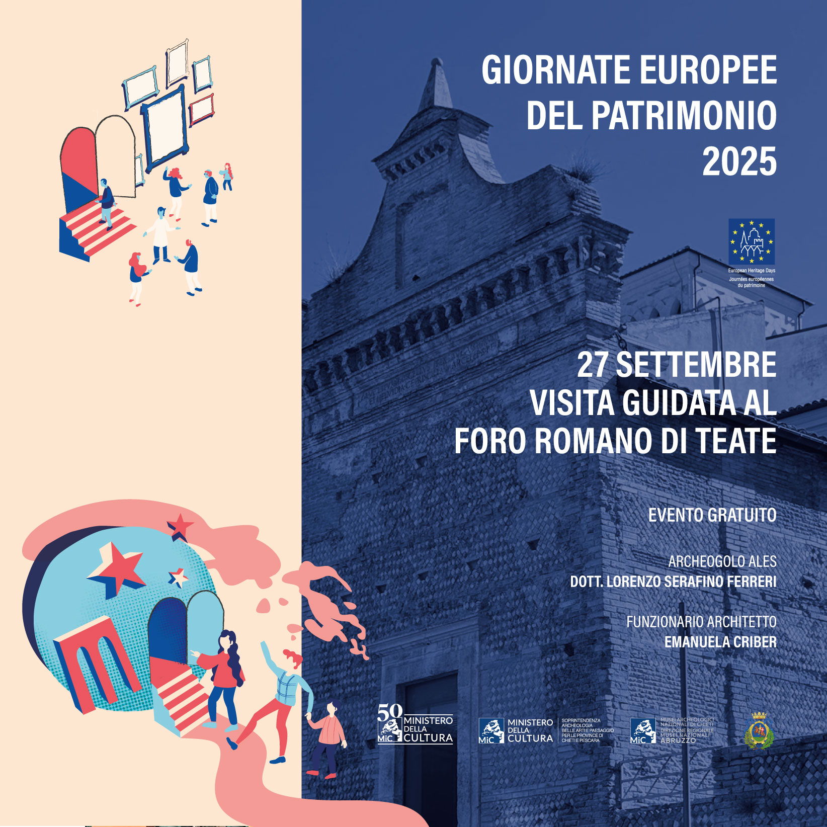 Giornate Europee del Patrimonio 2025 - Visita guidata al foro romano di Teate